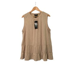 🆕 PAPILLON Ruffled Top XL NWT 🌷🌺🌸🌼